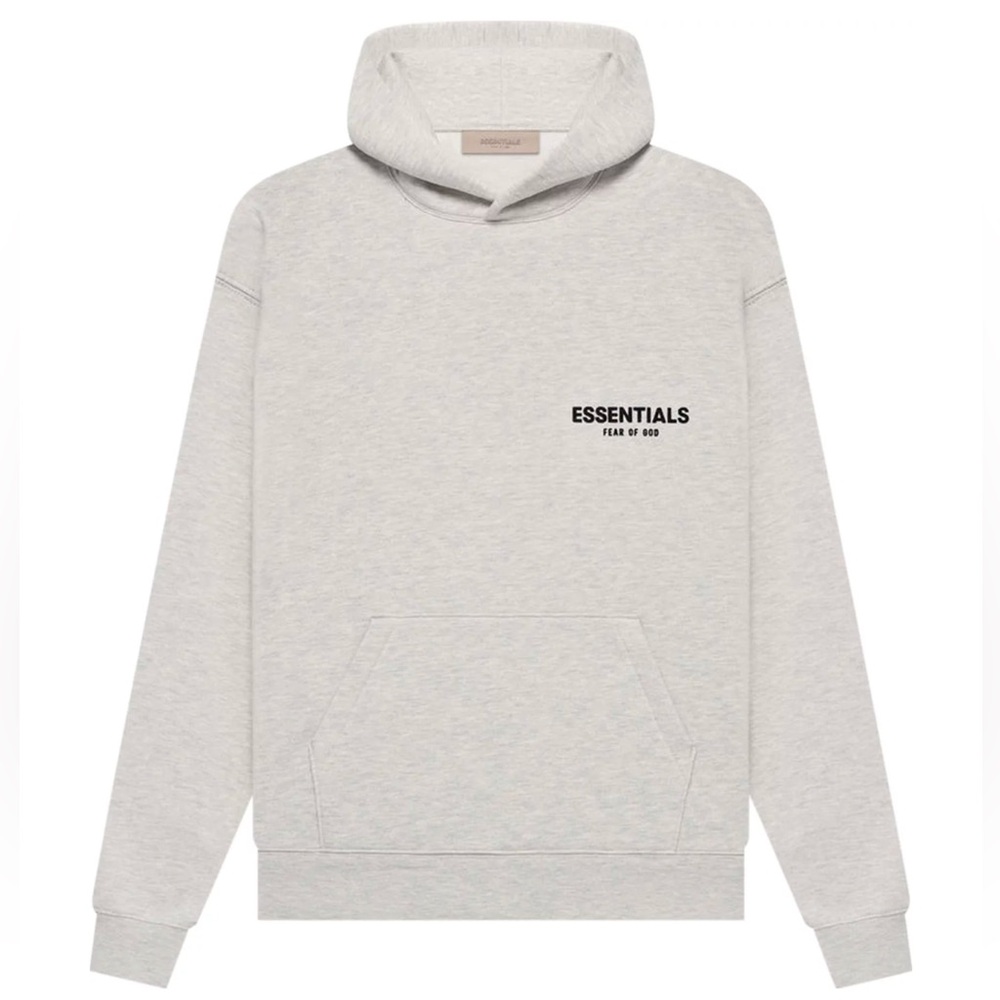 Fear of God Essentials Hoodie- Oatmeal (Small)